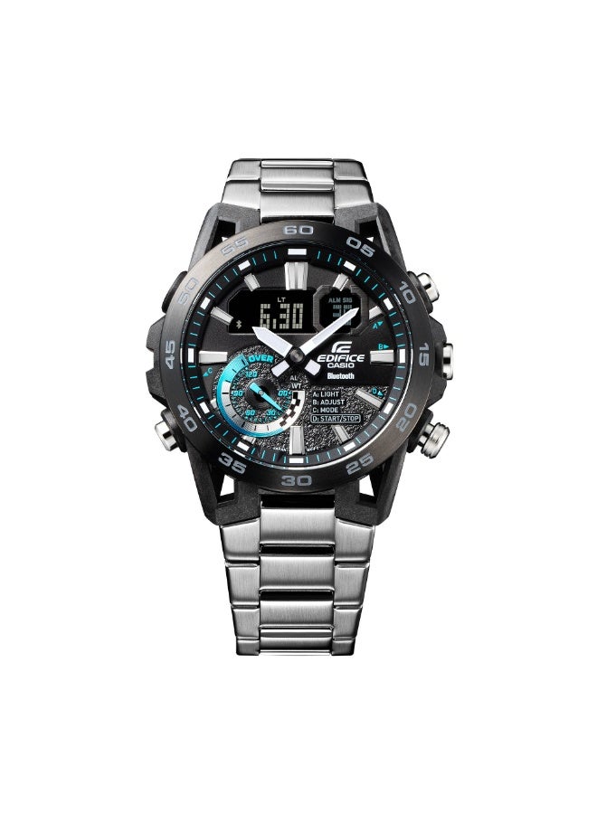 Casio Edifice Men's Analog Digital Quartz Watch ECB-40DB-1AV - 52.4 × 48 × 12.7 mm - Image 2